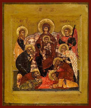 Load image into Gallery viewer, Mother Of God Enthroned With Saints - Icons