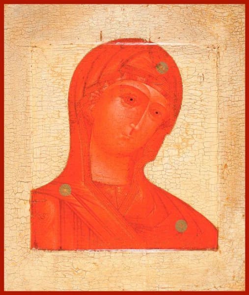 Mother Of God Fiery Vision - Icons