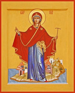 Mother Of God Protector Of Mount Athos - Icons