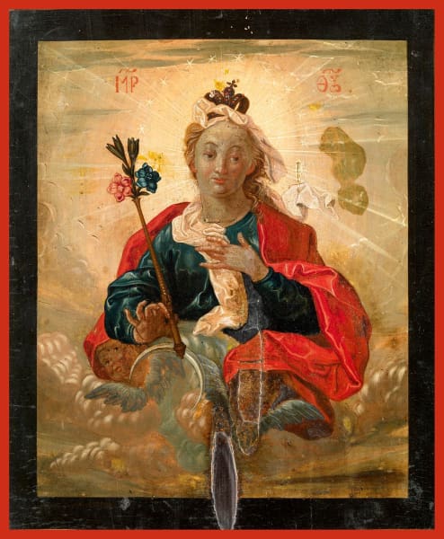 Mother Of God Unfading Flower - Icons
