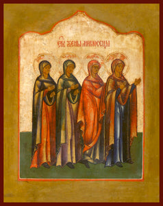 The Holy Myrrh Bearing Women Orthodox Icon