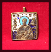 Load image into Gallery viewer, St. Nicholas of Myra antique icon