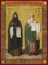 Load image into Gallery viewer, Sts. Cyril and Methodius Orthodox Icon