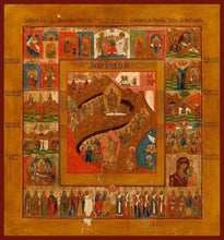 Load image into Gallery viewer, Resurrection Of Christ With Feast Days Saints And Subjects - Icons