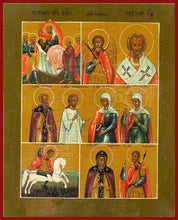 Load image into Gallery viewer, Selected Saints Orthodox icon