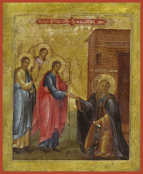 St. Alexander Of Svir - Icons