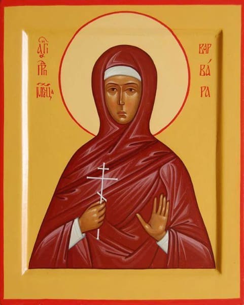 St. Barbara The Great Martyr - Icons