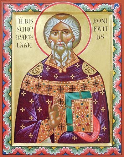 St. Boniface Of Germany - Icons