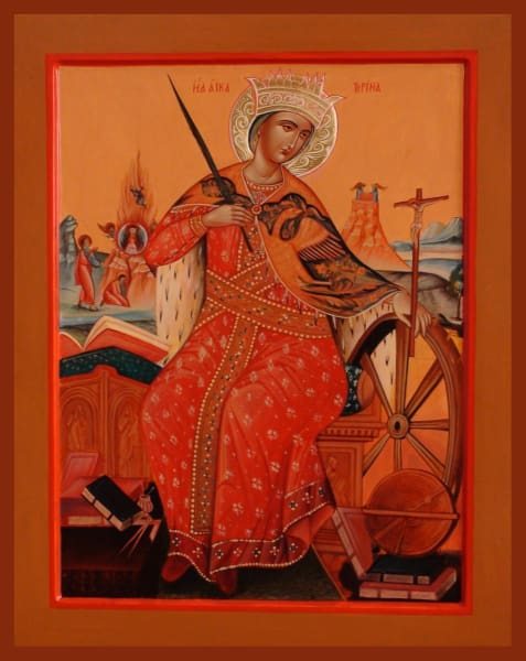 St. Catherine The Great Martyr - Icons