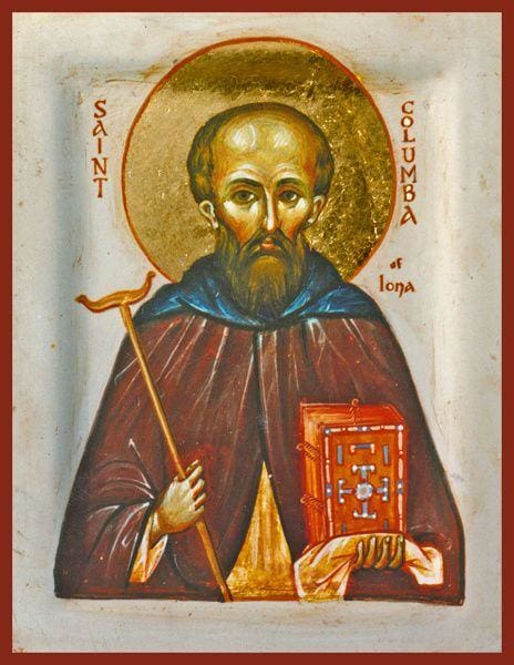 St. Columba Of Iona - Icons
