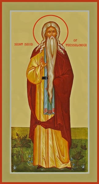 St. David Of Thessalonica - Icons
