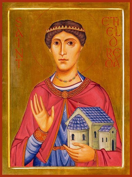 St. Etheldreda (Audrey) - Icons