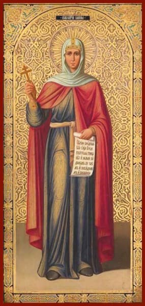 St. Galina The Martyr - Icons