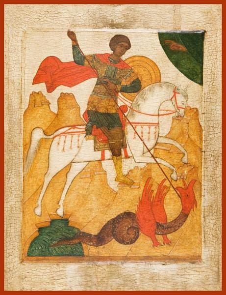 Saint George And The Dragon Icon