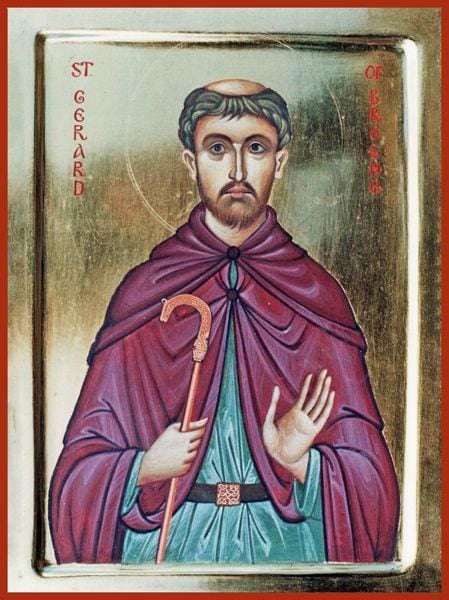 St. Gerard Of Brogne - Icons