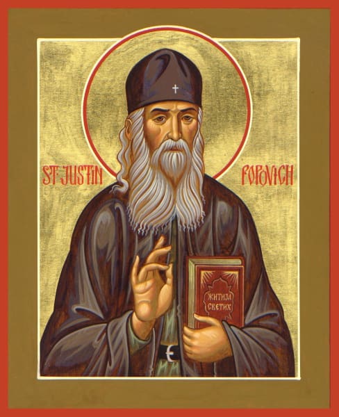 St. Justin Popovich - Icons