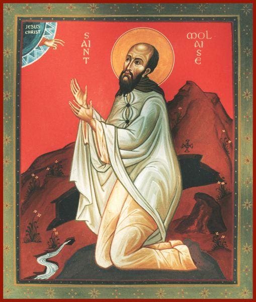 St. Molaise Of Leighlin - Icons