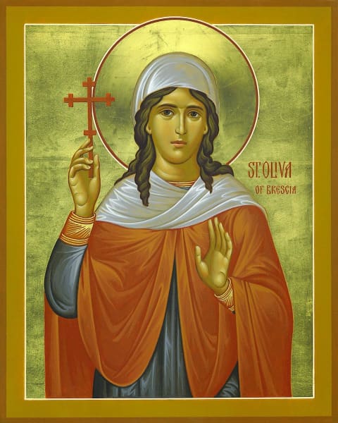 St. Oliva Of Brescia - Icons