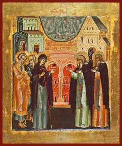 St. Sergius Of Radonezh (Mother Of God Appears To St. Sergius) - Icons