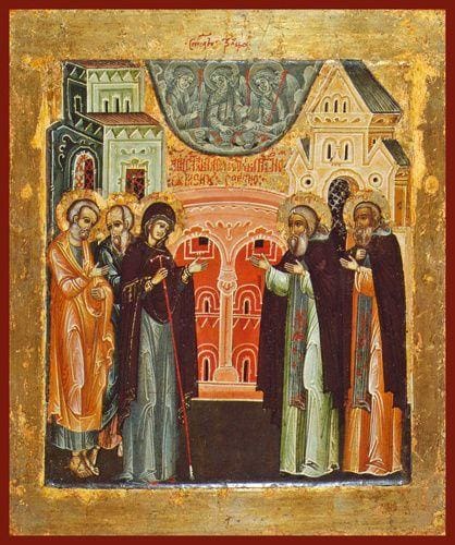 St. Sergius Of Radonezh (Mother Of God Appears To St. Sergius) - Icons