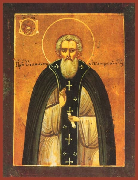 St. Sylvester Of Obnora - Icons