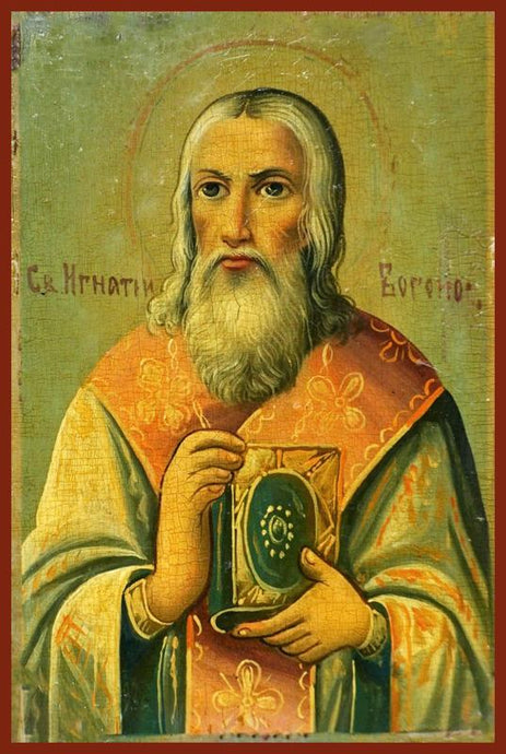 Ignatius the god bearer orthodox icon Russian