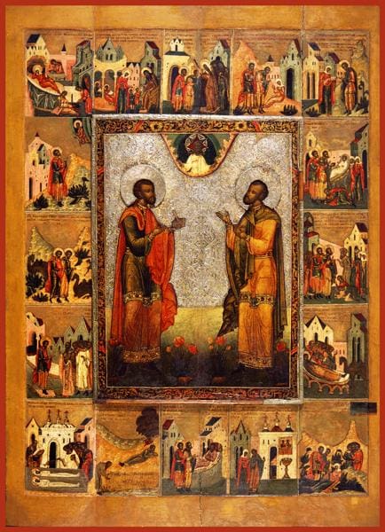 Sts. Cosmos And Damien - Icons