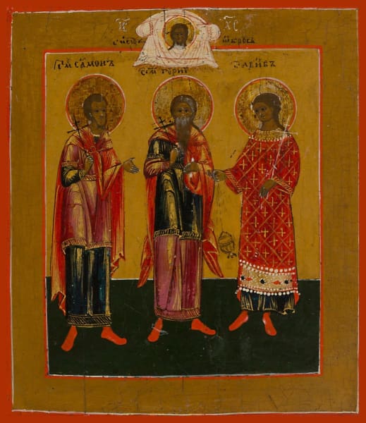 Sts. Gourius Samon And Abib - Icons