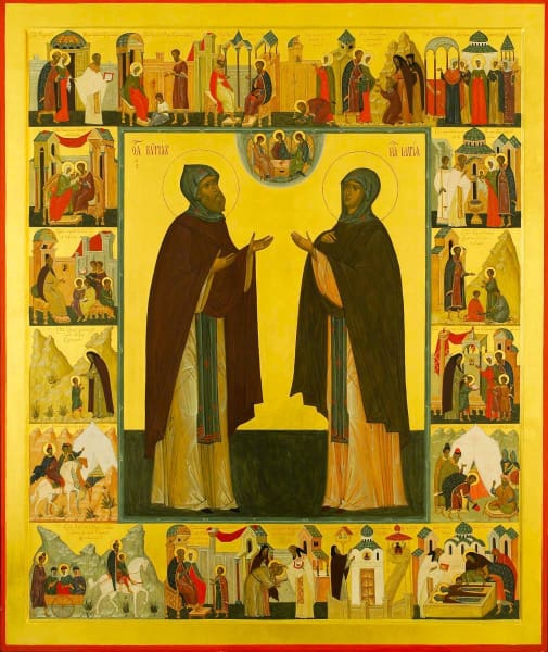 Sts. Kyrill And Maria Parents Of St. Sergius Of Radonezh - Icons