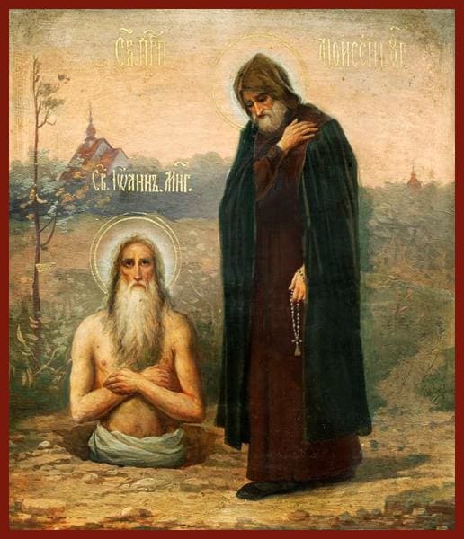 Sts. Moses The Hungarian And John The Much Suffering - Icons