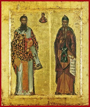Load image into Gallery viewer, Sts. Sava Of Serbia And Simon The Myrrhgusher - Icons