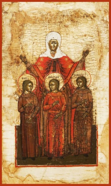 Sts. Sofia Faith Hope And Love - Icons