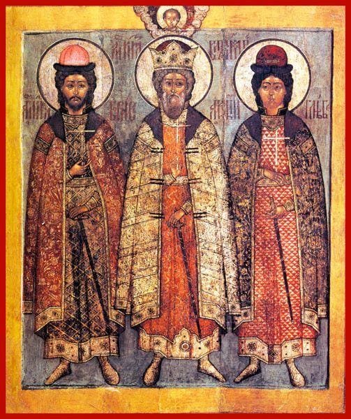 Sts. Vladimir Boris And Gleb - Icons