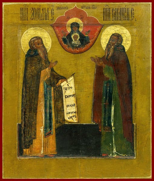 Sts. Zosimas And Sabbatius Of Solovki - Icons