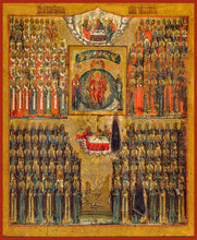 Load image into Gallery viewer, Synaxis of the Wonderworkers of Russia Orthodox icon
