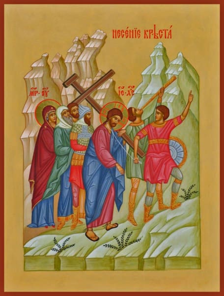 The Carrying Of The Cross To Golgotha - Icons