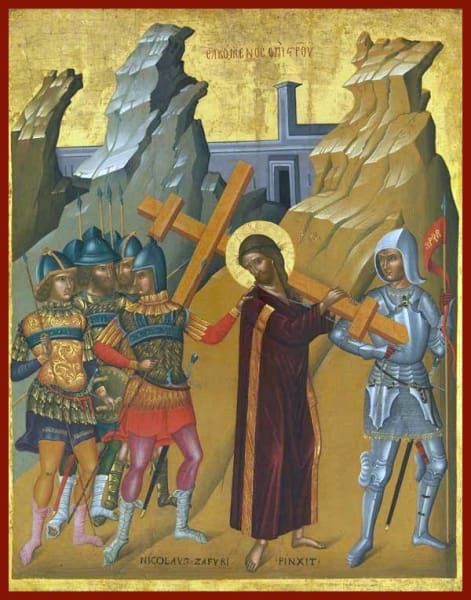 The Carrying Of The Cross To Golgotha - Icons