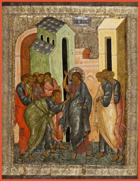 The Doubting Of St. Thomas - Icons