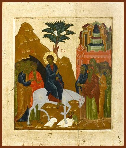 The Entry Into Jersualem - Icons