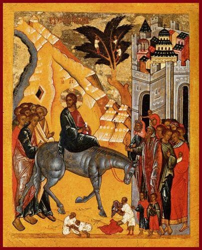 The Entry Into Jersualem - Icons
