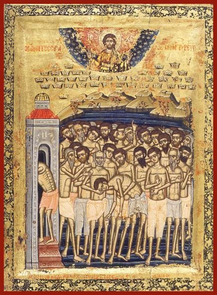 The Forty Martyrs Of Sebaste - Icons