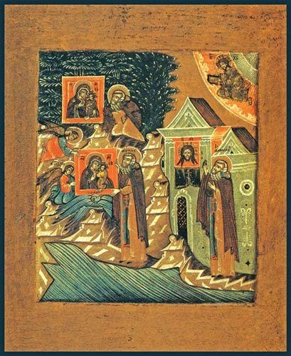The Miracle Of The Mother Of God To St. Abramius Of Galich - Icons