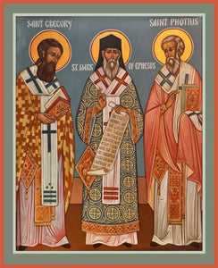 Three Pillars Of Orthodoxy: Sts. Photius Mark Of Ephesus And Gregory Palamas - Icons