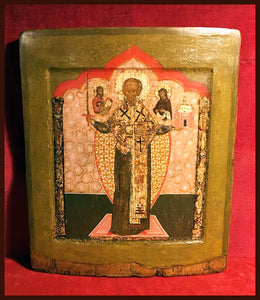 St. Nicholas Mozhaisk antique icon