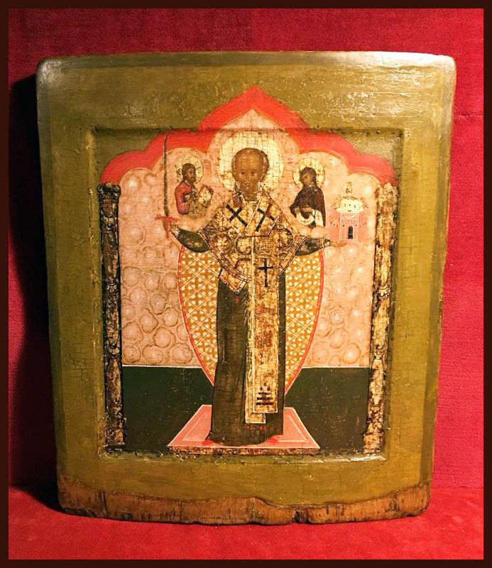 St. Nicholas Mozhaisk antique icon