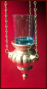antique Russian vigil lampada