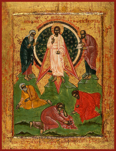 transfiguration orthodox icon byzantine