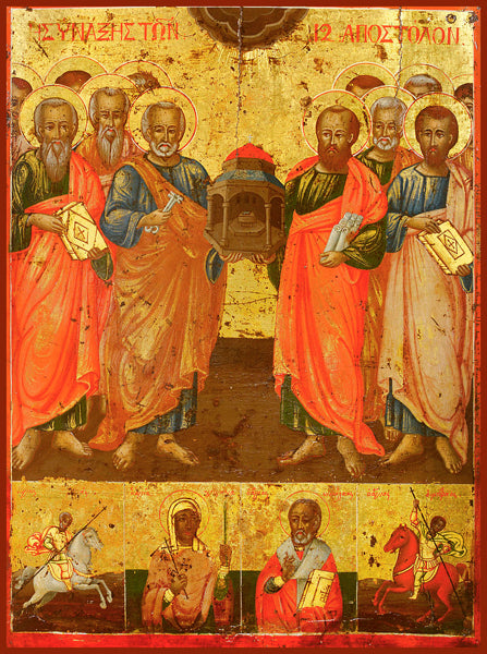The Twelve Apostles Greek Orthodox Icon