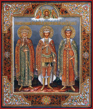 Load image into Gallery viewer, Sts. Boris, Vladimir, and Alexander Nevsky